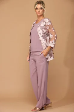 Mauve farvet buksedragssæt