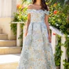 Offshoulders Christian Koehlert brokade kjole