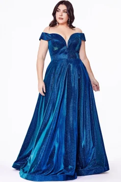 Plus size gallakjole CD210C