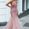 Rosa Christian Koehlert mermaid kjole 0571