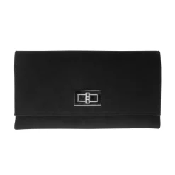 Sort velvet clutch B907