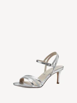 Tamaris - 28029 Heeled Sandal - Silver