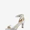 Tamaris - 28327 Heeled Sandal - White